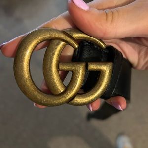 FAKE GUCCI BELT!! Large gg